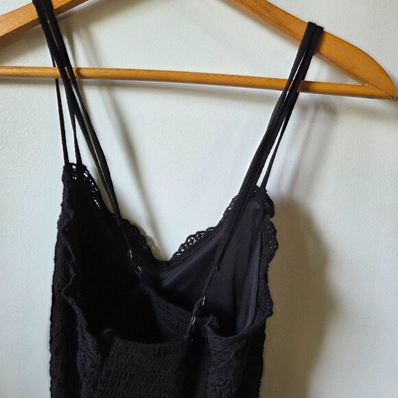 NWT MAURICES BLACK LACED CAMI TANK SIZE SMALL/MED - Picture 3 of 11